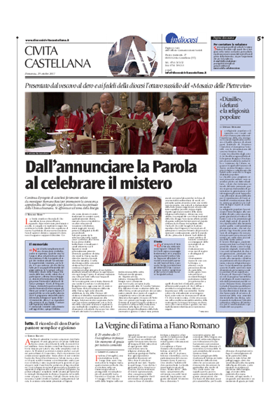 Avvenire - pagina diocesana del 29/10/2017